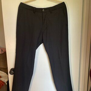 36X30 Haggar H26 Black Men's Dress Pants